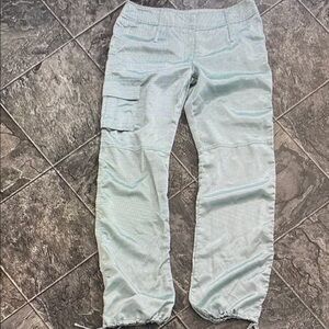 Women's Light Blue Cargo Pants